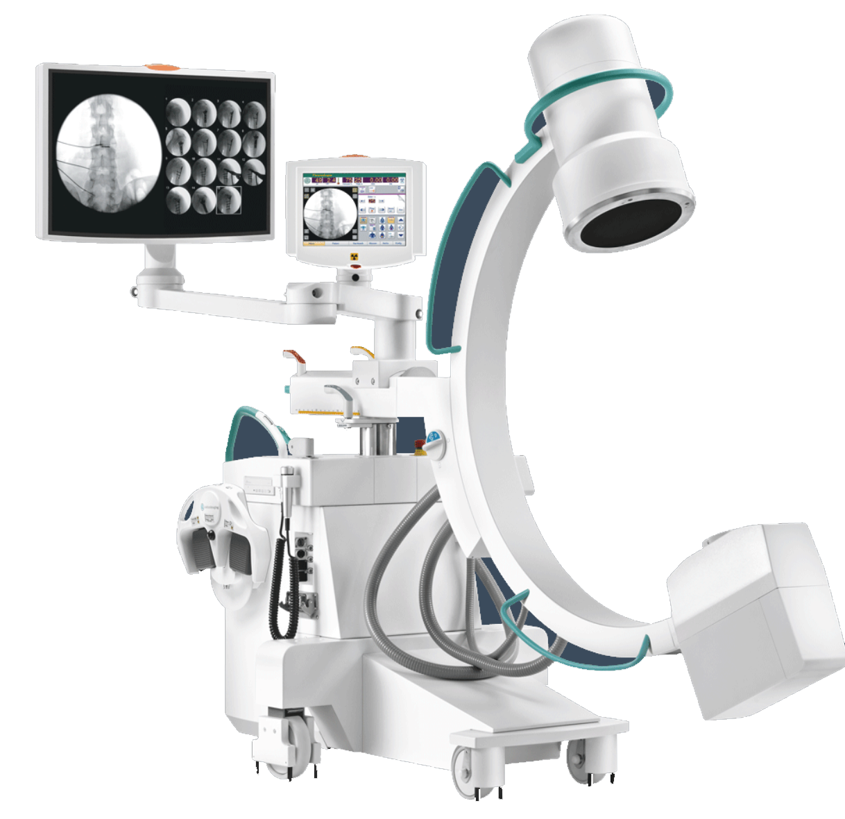 X-ray apparatus with C-arm